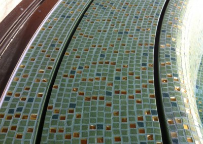 Acquafert vasca idromassaggio particolare mosaico