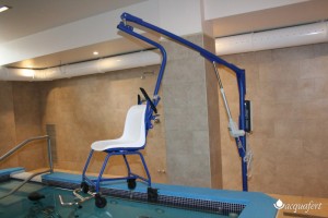 Acquafertpool Sollevatore a piastra per disabilità motorie