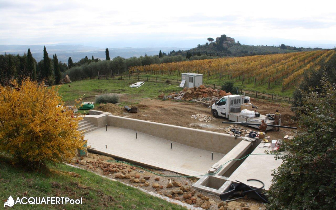 Servizio “chiavi in mano” per una piscina in Toscana