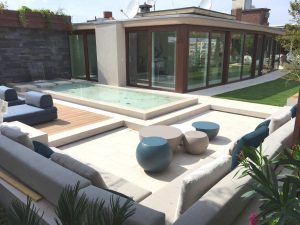 Piscina in terrazza a Milano
