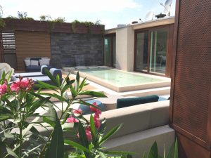 Piscina in terrazza a Milano