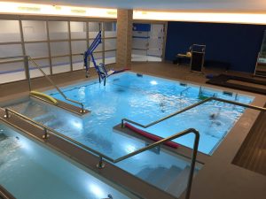 Sala della piscina riabilititativa