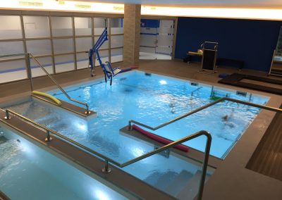 Sala della piscina riabilititativa